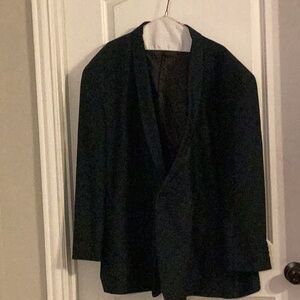 Suit Jacket by J. Ferrar 60 Reg Blue/ Green